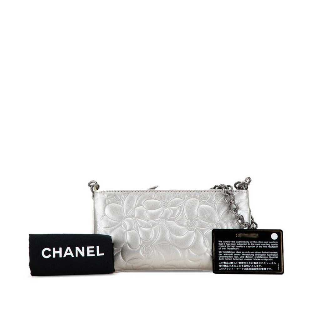 Chanel Chanel Chanel Camellia Chain Leather Handb… - image 9