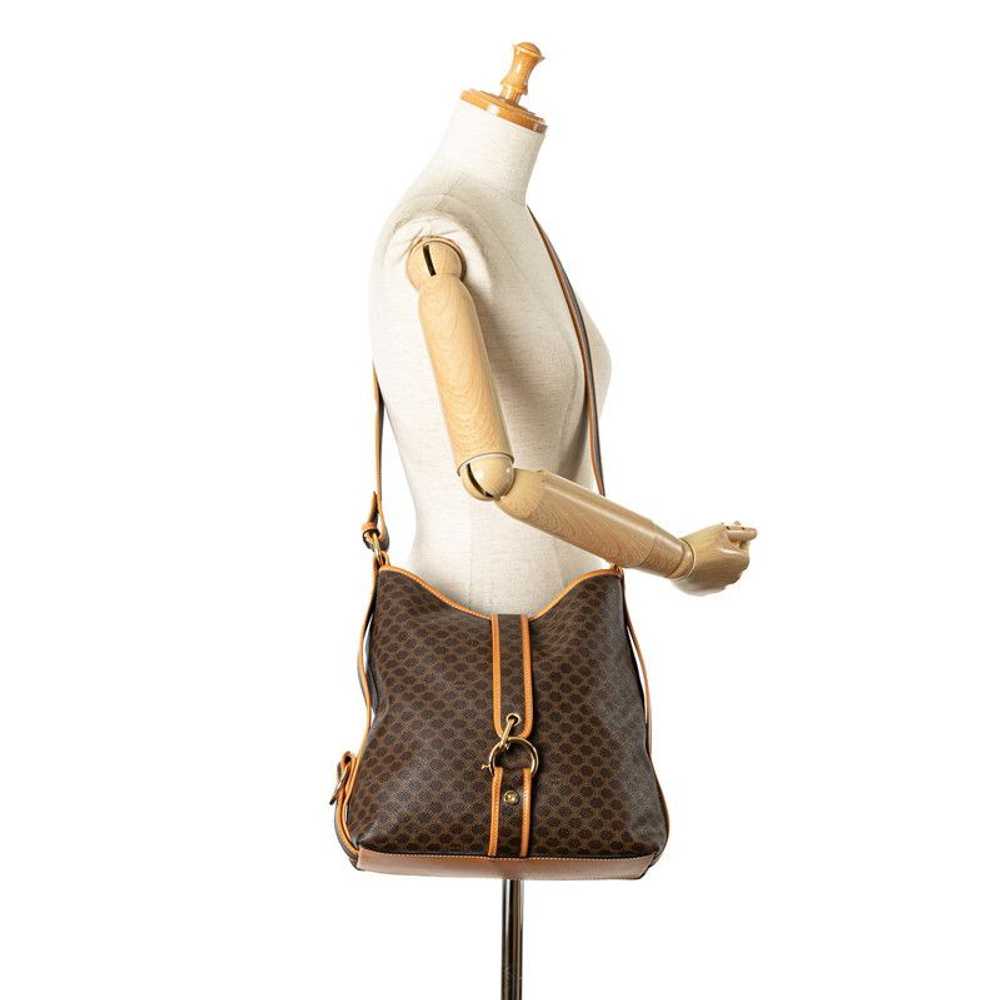 Celine Celine Celine Macadam Brown PVC Leather Sh… - image 10