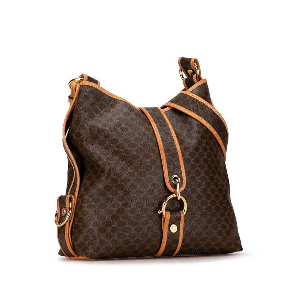 Celine Celine Celine Macadam Brown PVC Leather Sh… - image 2