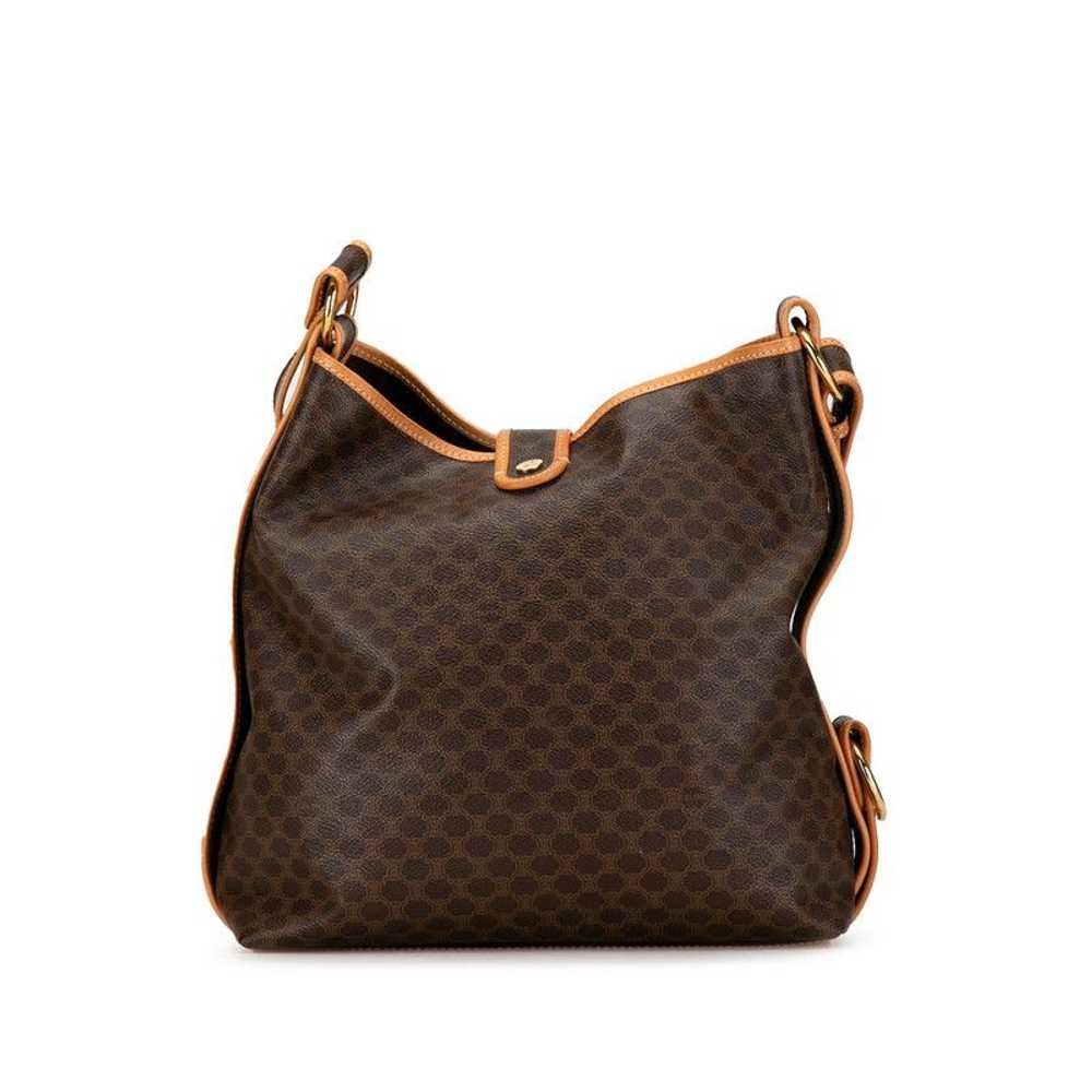 Celine Celine Celine Macadam Brown PVC Leather Sh… - image 3