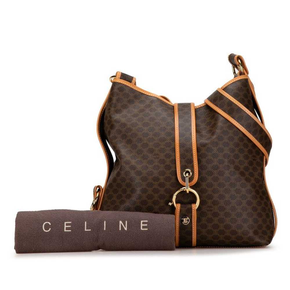 Celine Celine Celine Macadam Brown PVC Leather Sh… - image 9