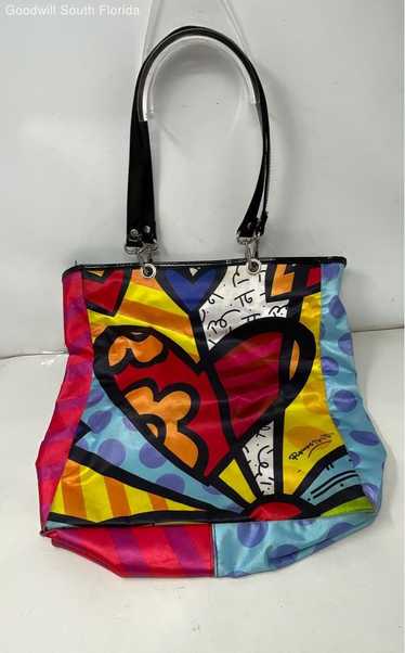 Romero Britto Womens Multicolor Heart A New Day Pr