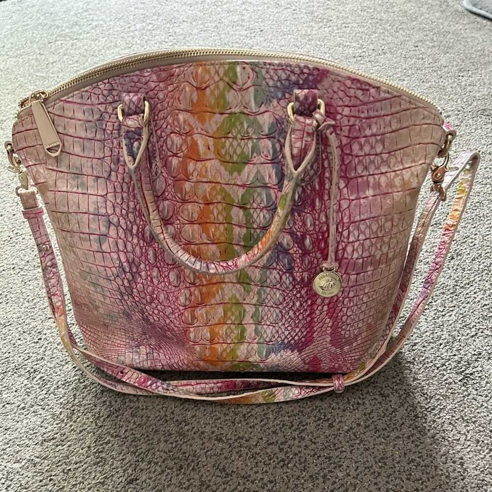 Brahmin  - Large Duxbury Pink Prism - EXCELLENT U… - image 2