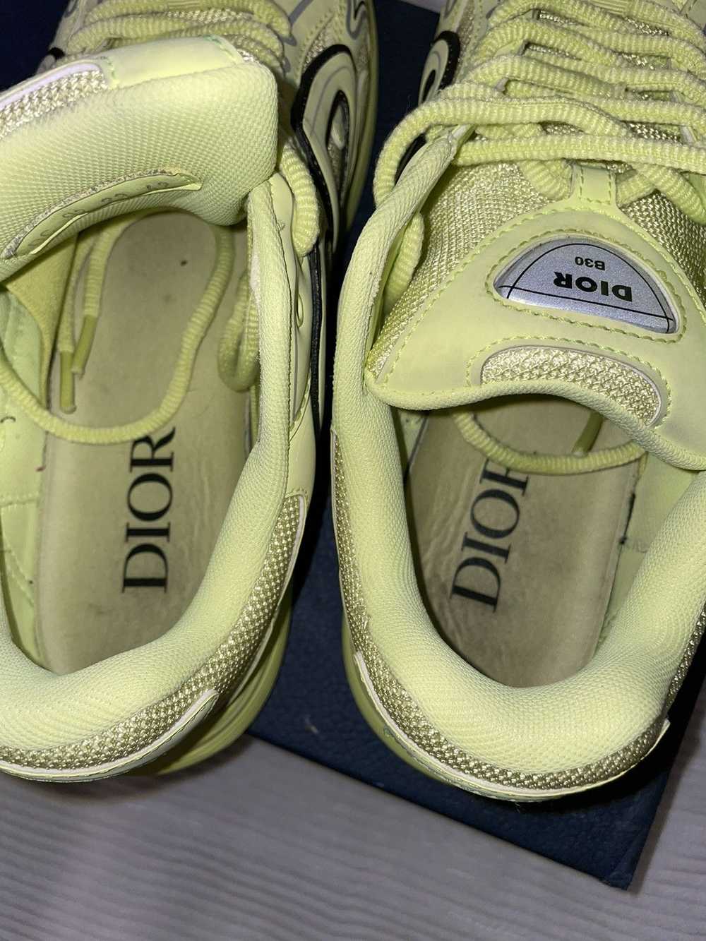 Dior Dior b30 neon sneakers - image 3