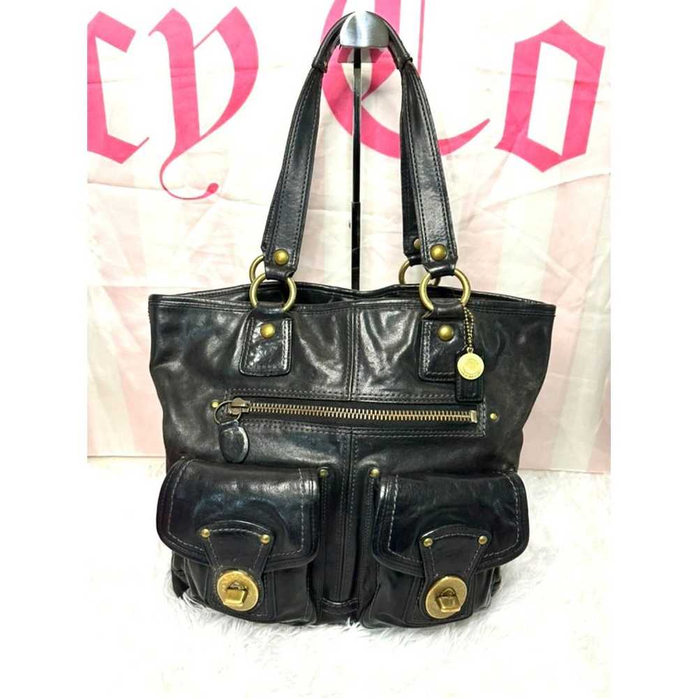 Black Coach Gigi 11131 Legacy Anniversary Tote - image 12