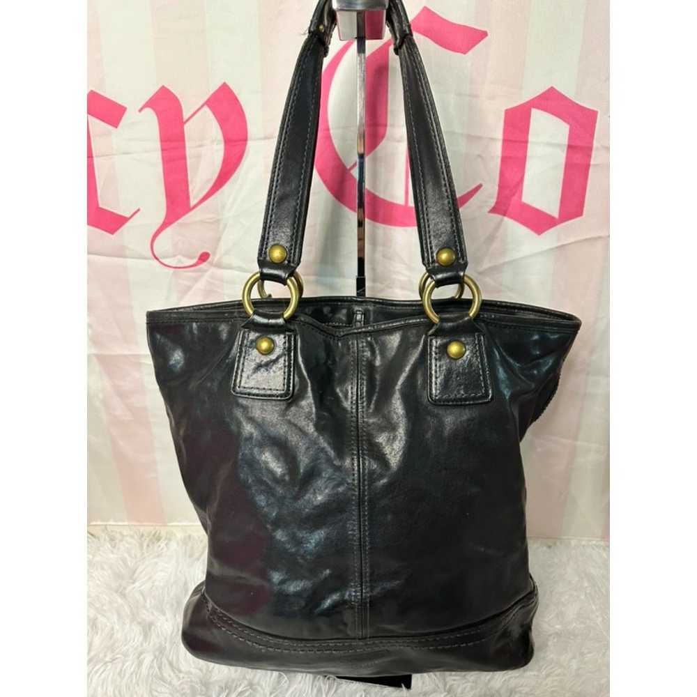 Black Coach Gigi 11131 Legacy Anniversary Tote - image 2