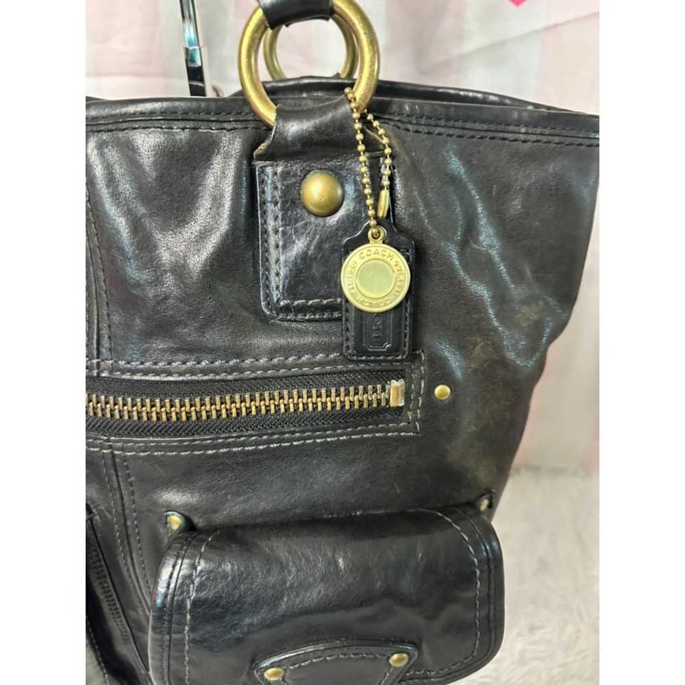 Black Coach Gigi 11131 Legacy Anniversary Tote - image 9