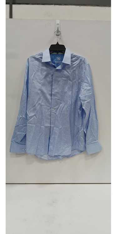 BUGATCHI UOMO Light Blue Dress Shirt Men's Size L