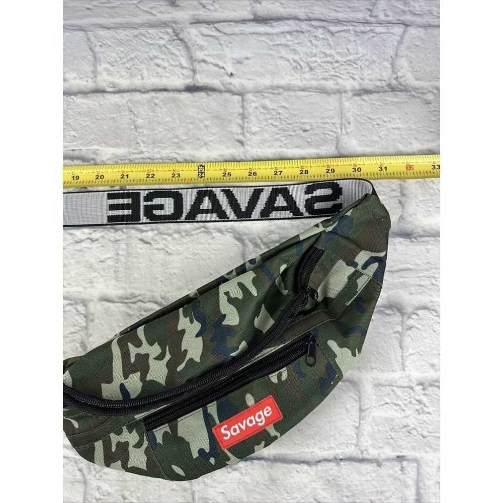 Rare! Vintage Savage waist pouch camo rue 21. 15"… - image 10