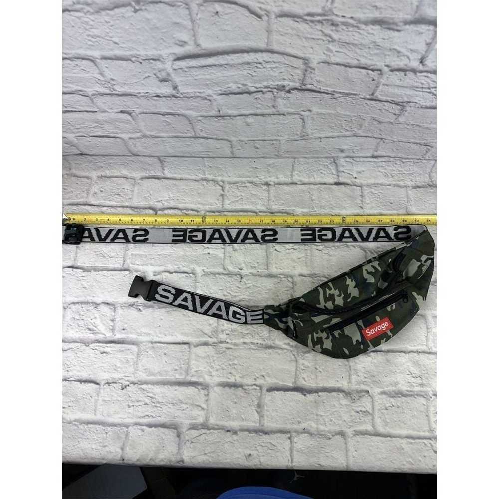 Rare! Vintage Savage waist pouch camo rue 21. 15"… - image 11