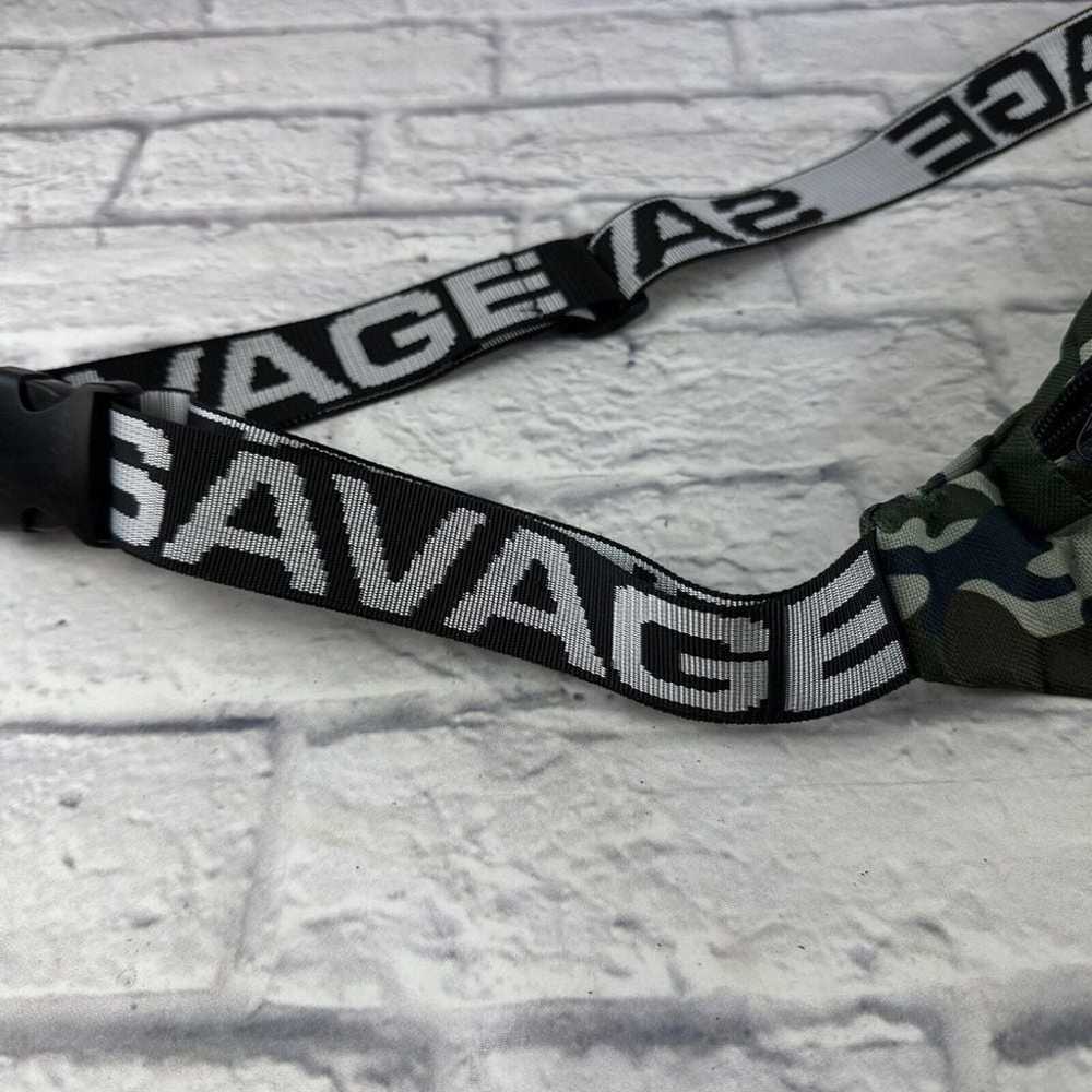 Rare! Vintage Savage waist pouch camo rue 21. 15"… - image 5