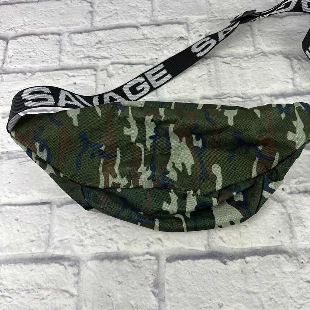 Rare! Vintage Savage waist pouch camo rue 21. 15"… - image 6