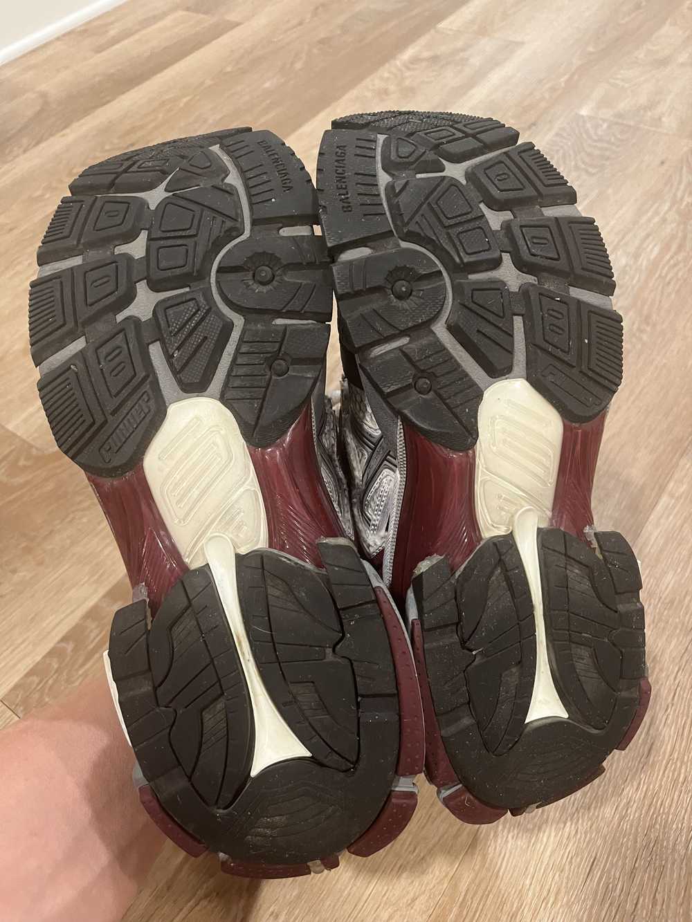 Balenciaga Balenciaga runner sneaker in burgundy - image 2