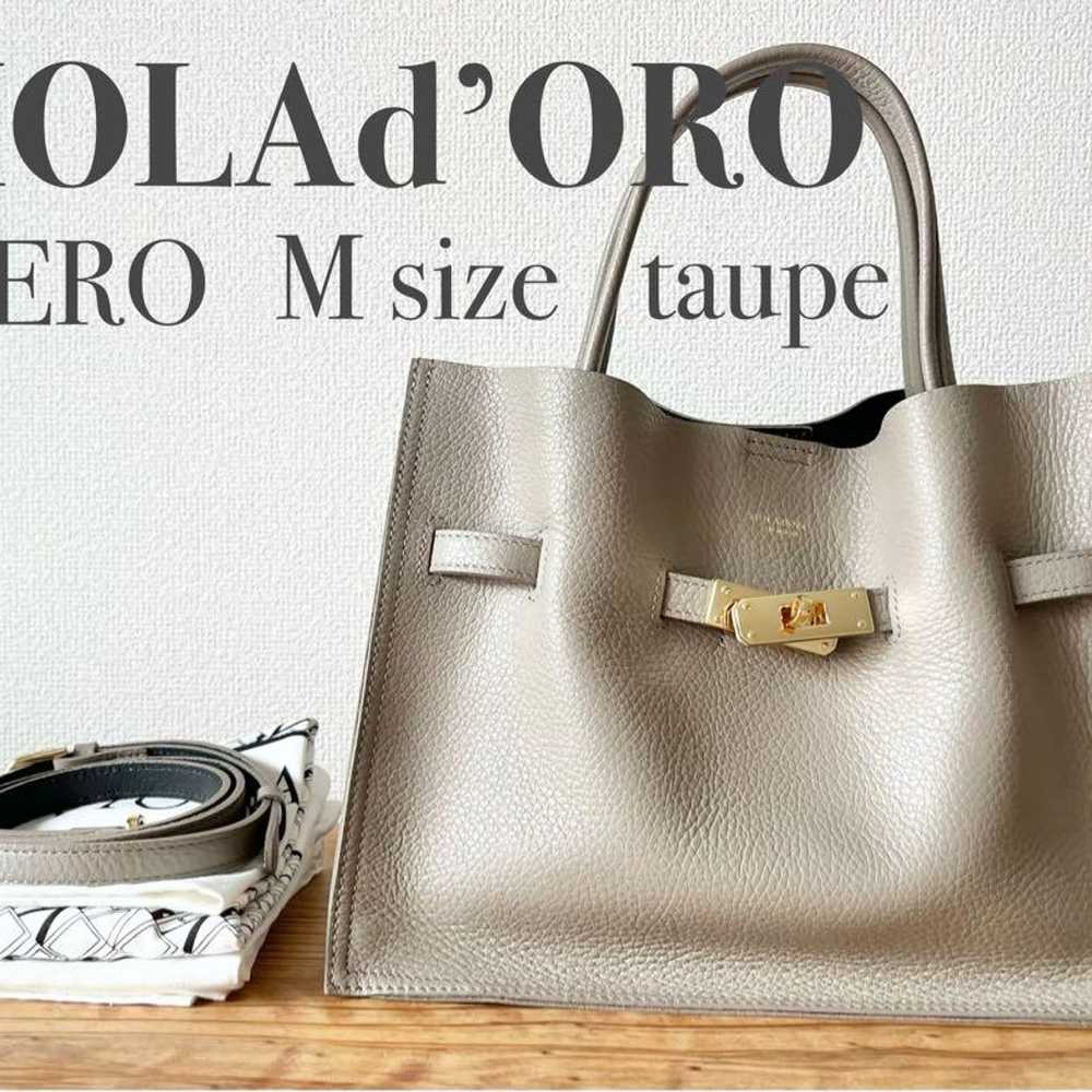 Brand new VIOLAd’ORO Viola d’Oro tote bag, Taupe,… - image 1