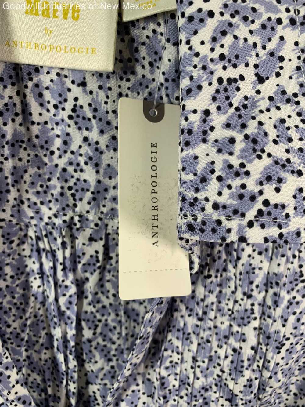 NWT Maeve By Anthropologie Womens Blue Spotted Sl… - image 4