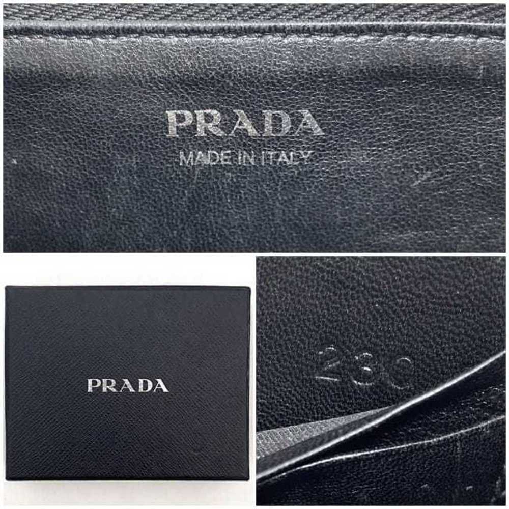 Prada Prada Coin Case ec-21058 Black 1PP122 L-Sha… - image 11