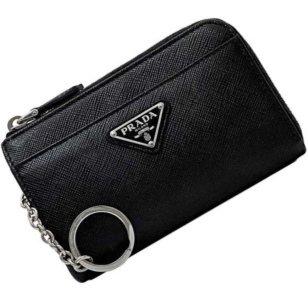 Prada Prada Coin Case ec-21058 Black 1PP122 L-Sha… - image 1