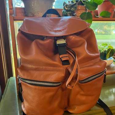 Authentic Coach leather backpack