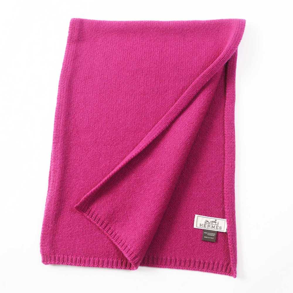 HERMES Scarf Main: 100% cashmere La Lamb pink Wom… - image 3