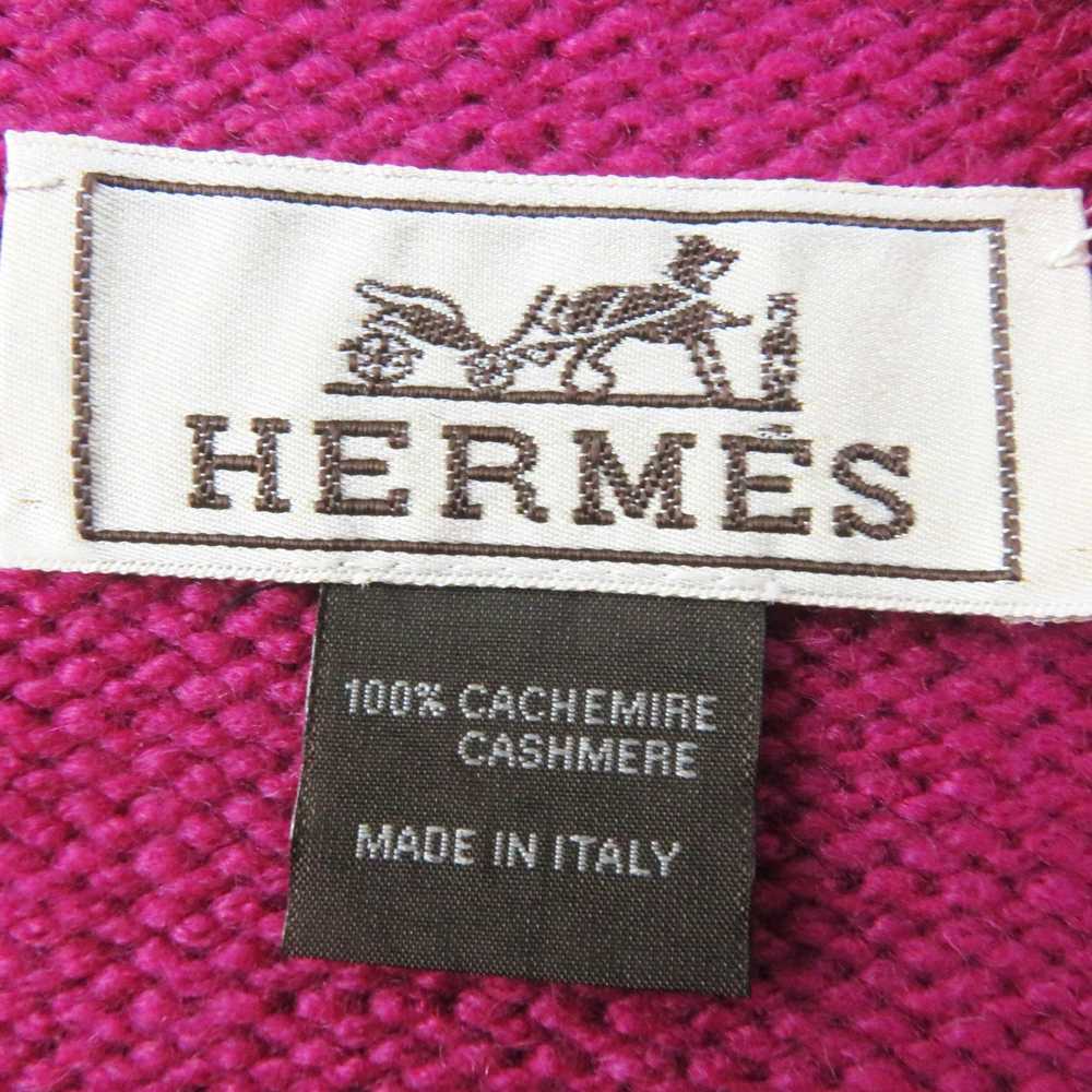 HERMES Scarf Main: 100% cashmere La Lamb pink Wom… - image 5