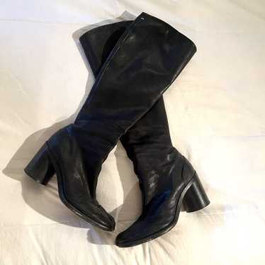 Maison Margiela Maison Margiela knee high leather… - image 1