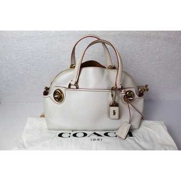 COACH 1941 Outlaw Satchel Purse Pebble Tanned Lea… - image 1