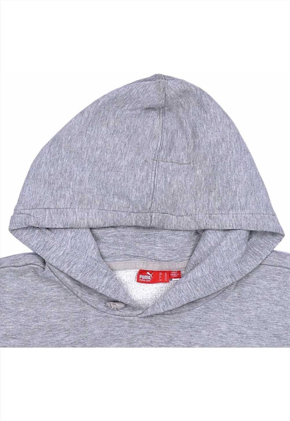 Puma 90's Spellout Pullover Hoodie Small Grey - image 3