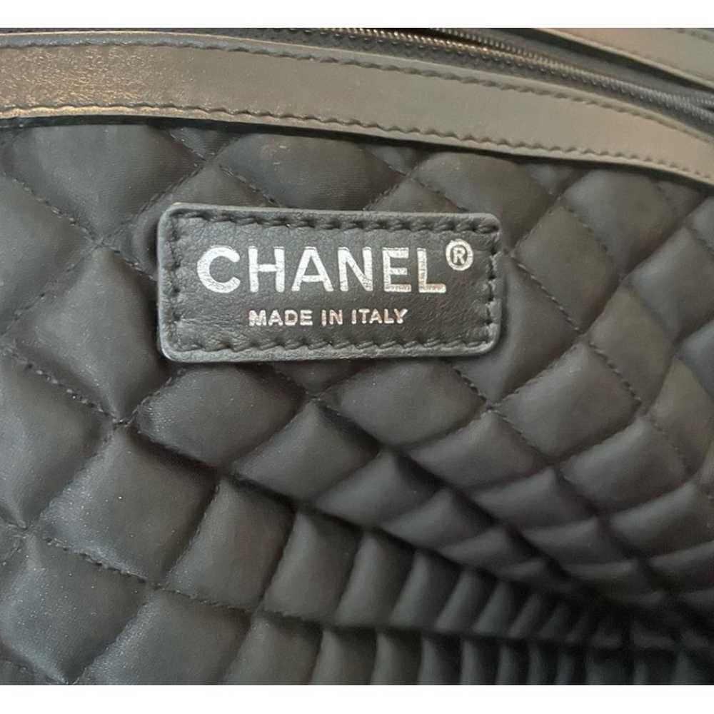 Chanel Vintage Cc Chain leather tote - image 2