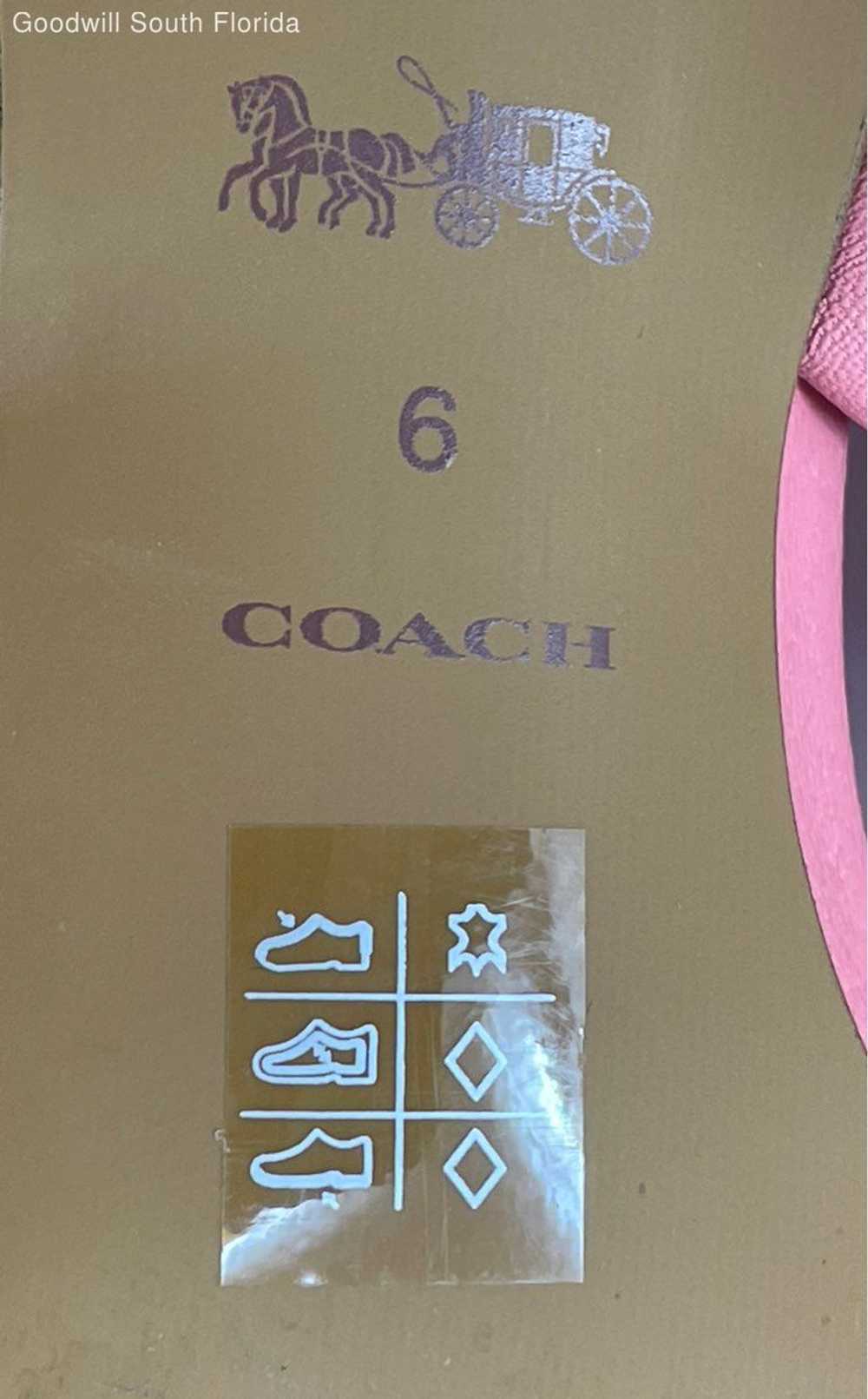 Coach Womens Mollie Pink Leather Breathable Low H… - image 6