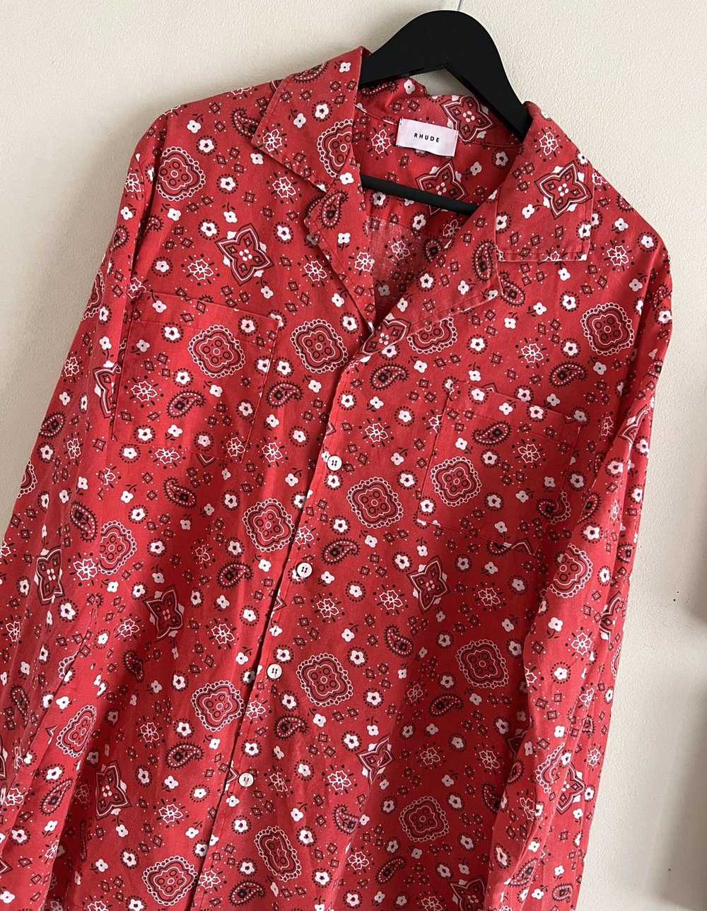 Rhude BANDANA Button Up - image 2