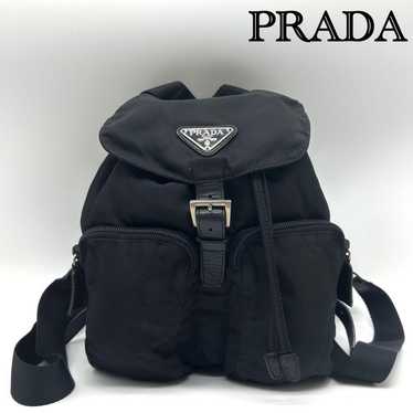 【Excellent Condition! ✨】PRADA Backpack Triangle Lo