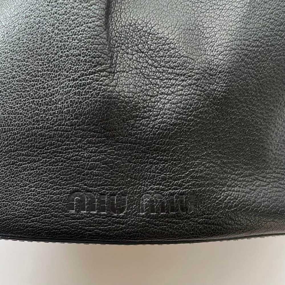 MIU MIU leather ribbon hand bag - image 2