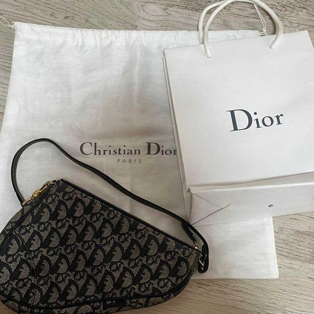 Christian Dior beautiful Dior Trotter Saddle Bag - image 5