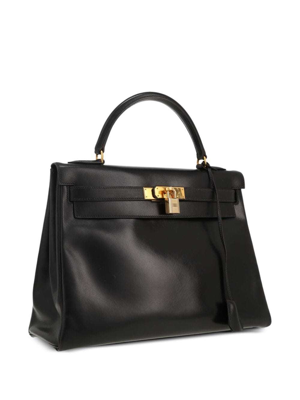 Hermès Pre-Owned 1997 Kelly 32 two-way bag - Black - image 3