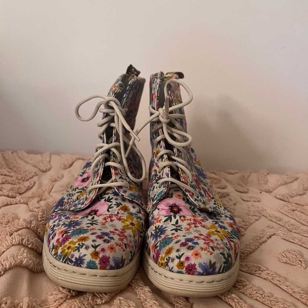 Floral Canvas Dr. Martens - image 2