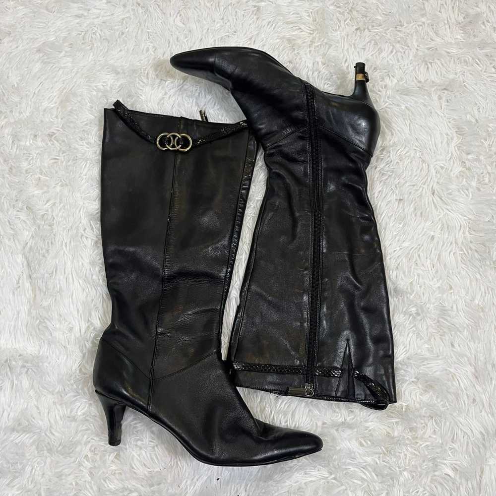 Black Heeled Tall boots - image 2