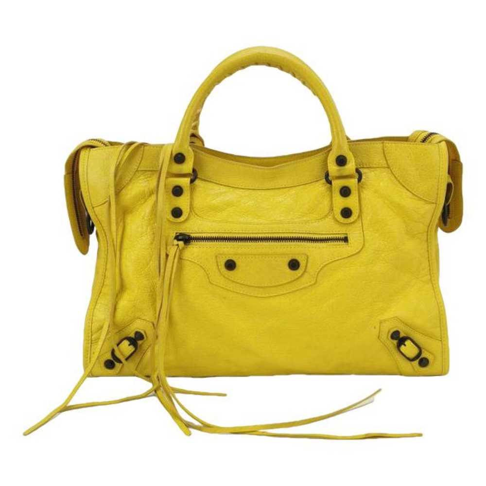 Balenciaga Classic Metalic leather handbag - image 1