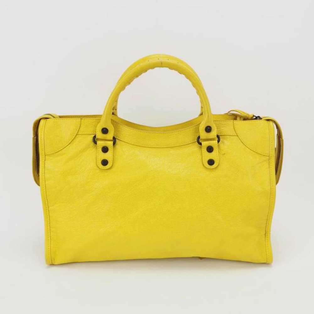 Balenciaga Classic Metalic leather handbag - image 3