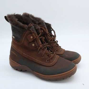 Merrell Women’s Dry Warm Insulation Brown Fur Ank… - image 1