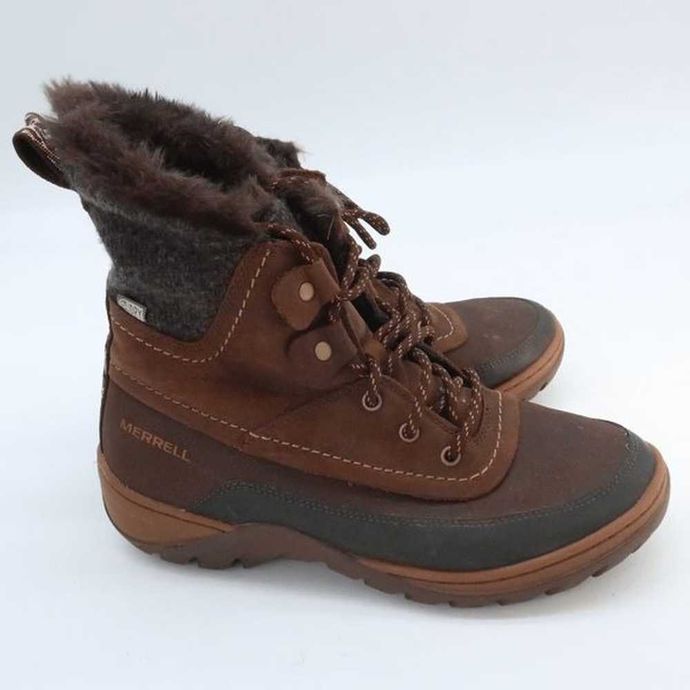 Merrell Women’s Dry Warm Insulation Brown Fur Ank… - image 3