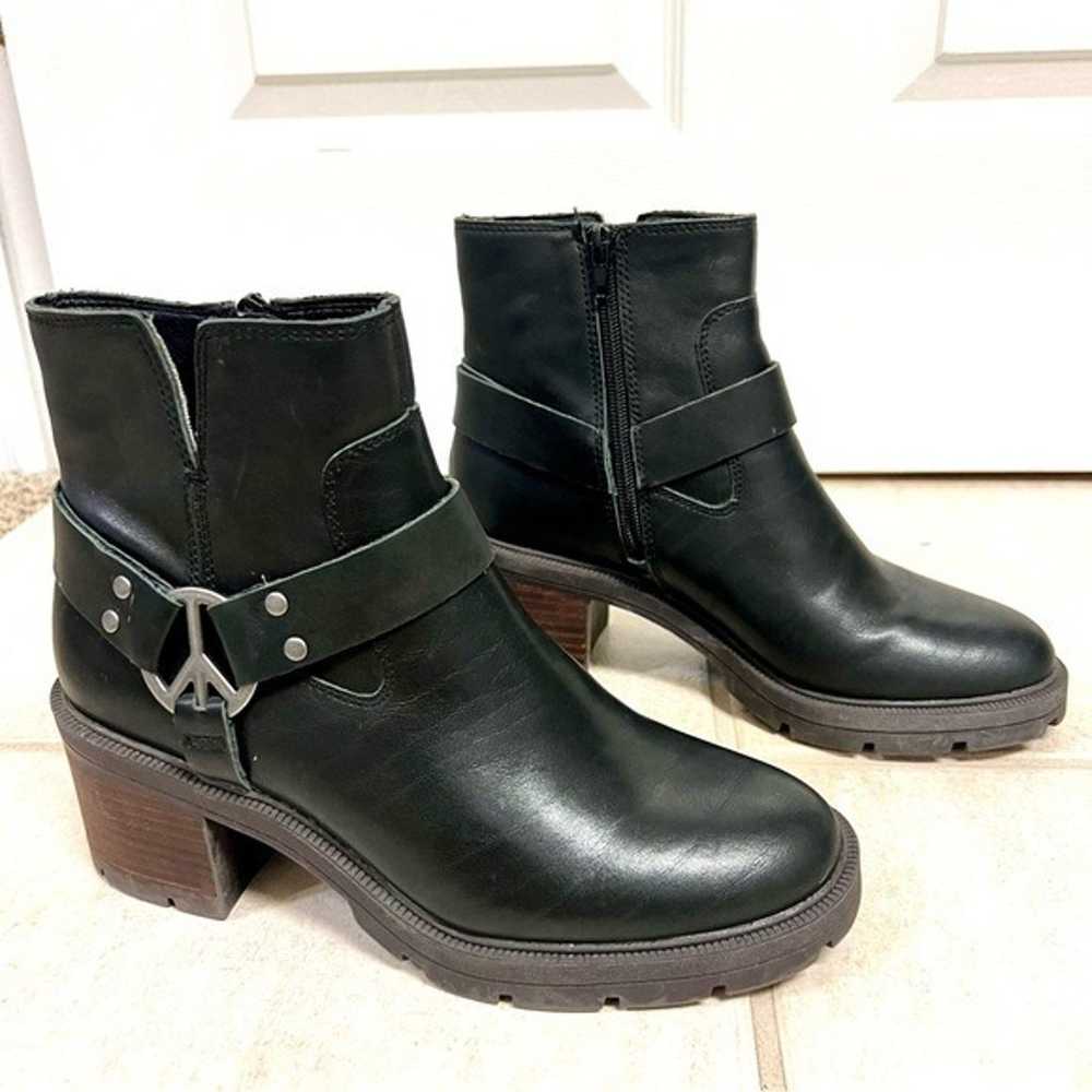 Lucky Brand Soxton Bootie black leather western w… - image 2