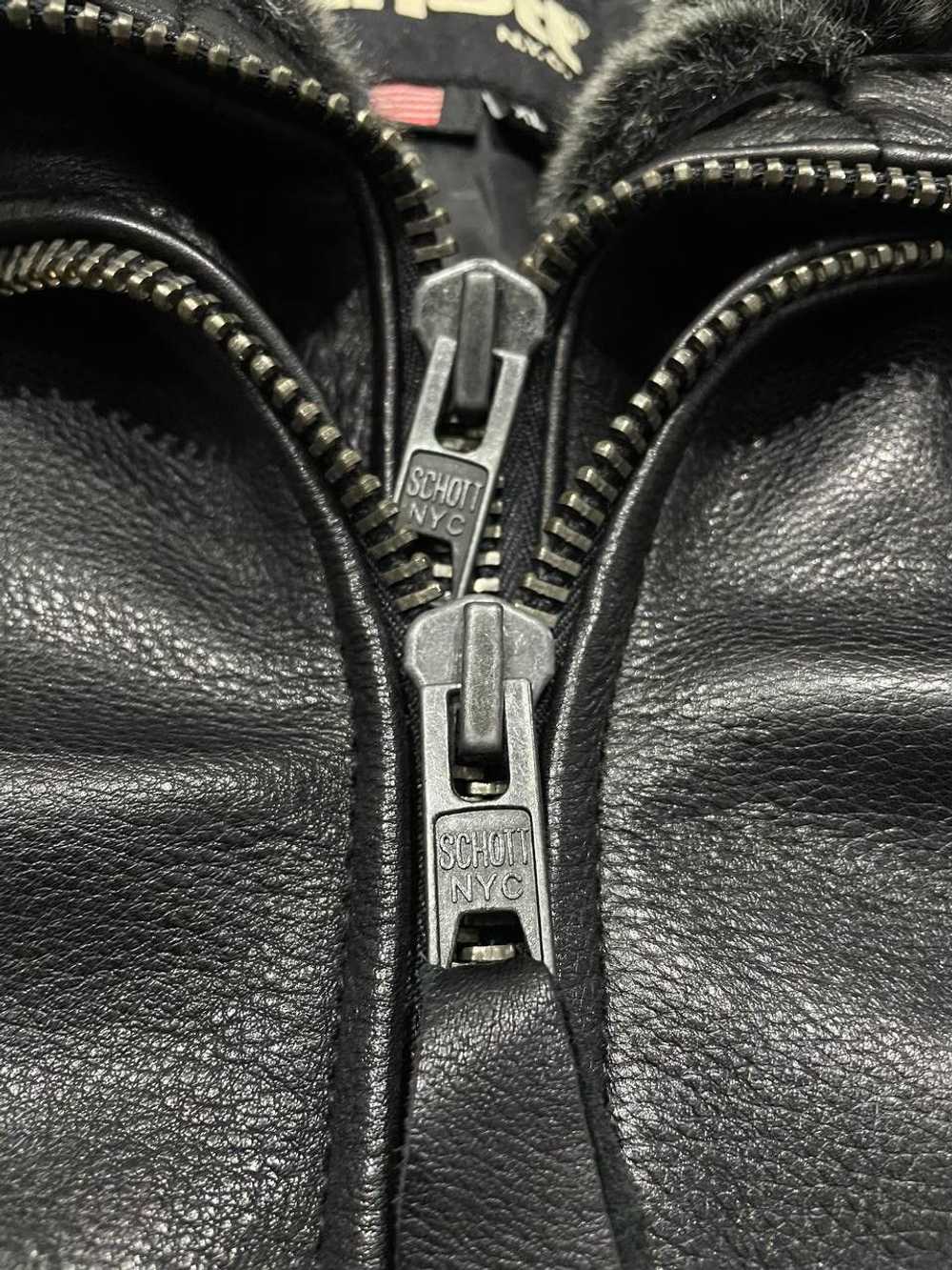 Leather Jacket × Luxury × Schott Vintage Scott NY… - image 11