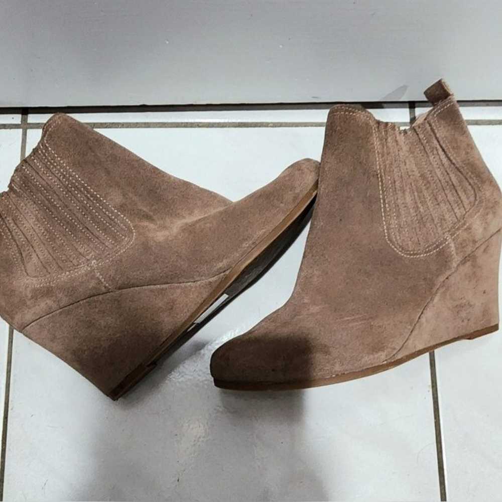 Nordstrom Dolce Vita Suede Wedge Ankle Boots - image 2