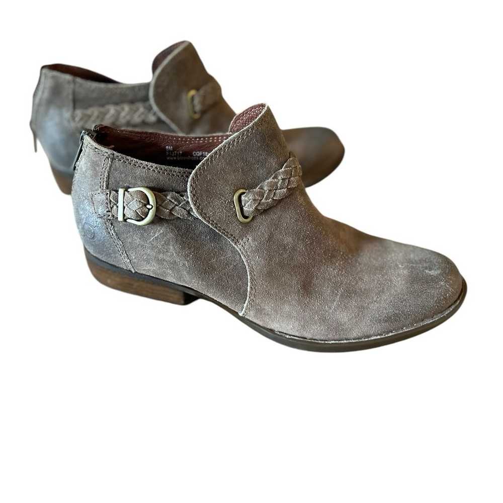 BORN Sylvia Ankle Boots In Marmotta Distressed Su… - image 1