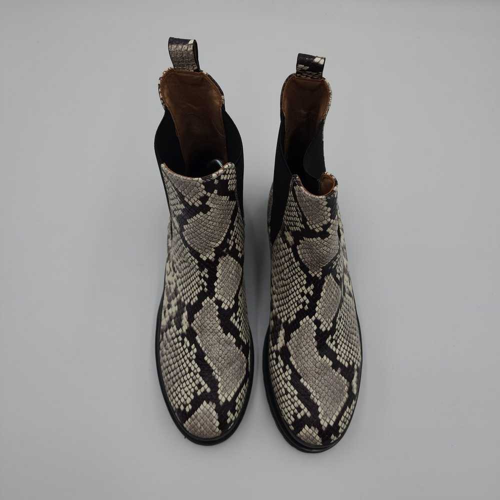 Aerosoles Camila Snake Skin Print Boots Size 10 - image 5