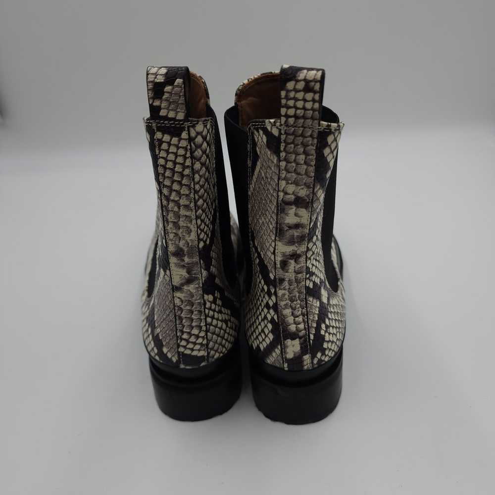 Aerosoles Camila Snake Skin Print Boots Size 10 - image 8