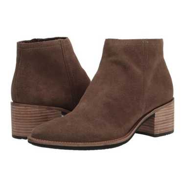 Ecco Brown Suede Ankle Boots Booties Waterproof Hy