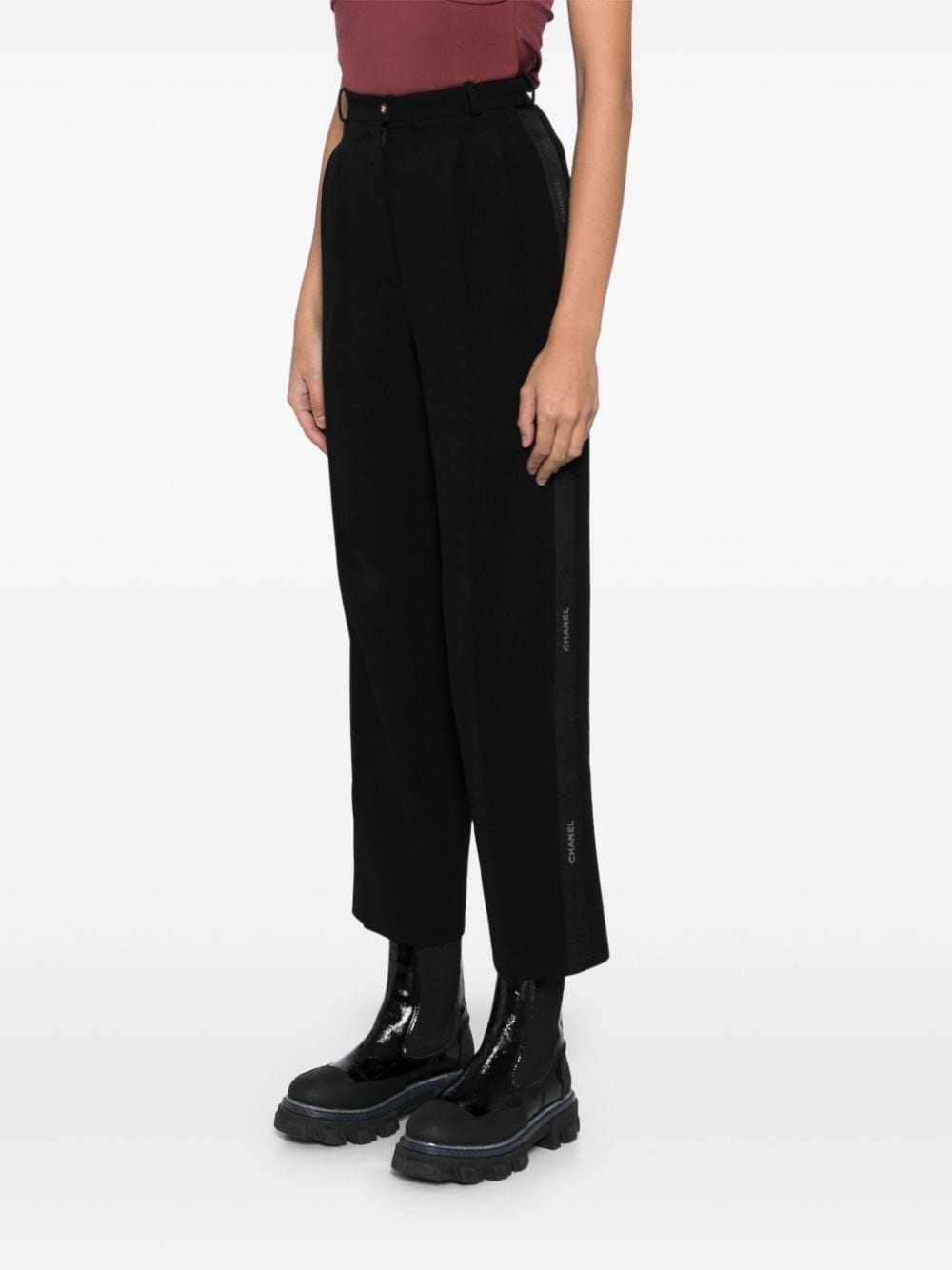 CHANEL Pre-Owned 2010-2020s straight-leg trousers… - image 3