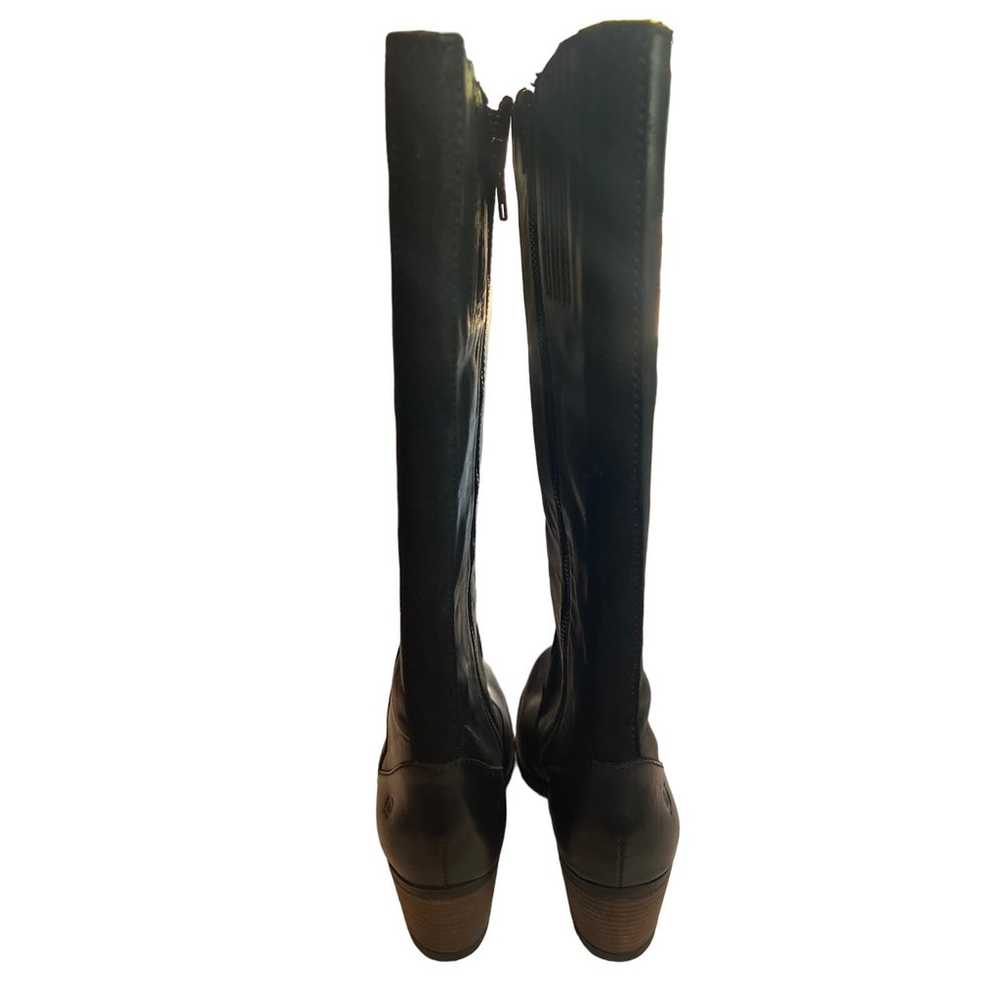 Born Women's Black Leather Knee High Boots Sz 7.5… - image 4