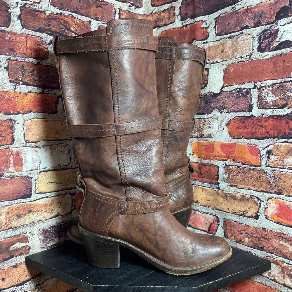 Frye carmen 3 strap brown leather Boots - image 6